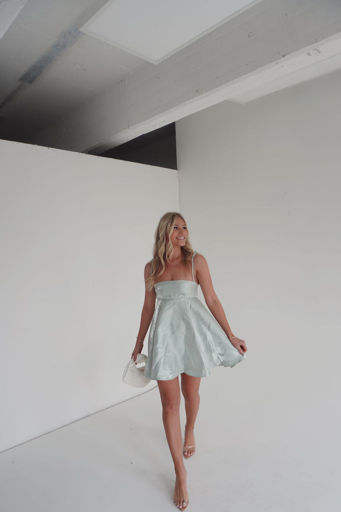 Sage Babydoll Dress