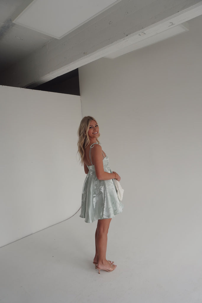 Sage Babydoll Dress