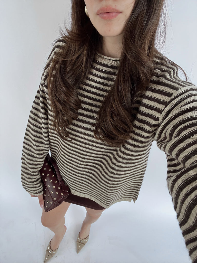 Oversized Striped Sweater