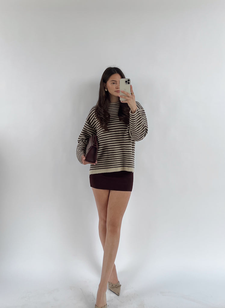 Oversized Striped Sweater